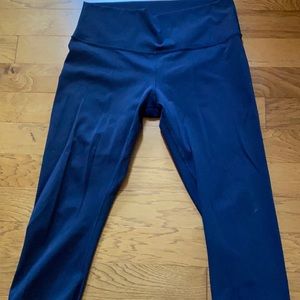 Navy Blue Wunder Under Full-On Luxtreme Crop